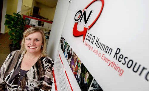 Area manager of On-Q Human Resources Kaylene Stanford. Area manager of On-Q Human Resources Kaylene Stanford.